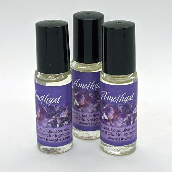 Amethyst Roll-on wearable essential oil blend.