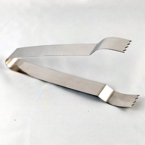 Tongs for holding charcoal disks
